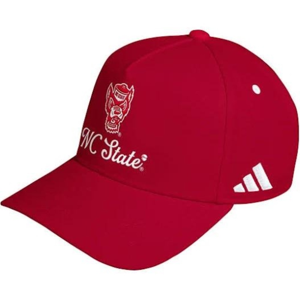 Adidas NC State Wolfpack City of Oaks A-Frame Adjustable Hat‎ Trucker Cap New